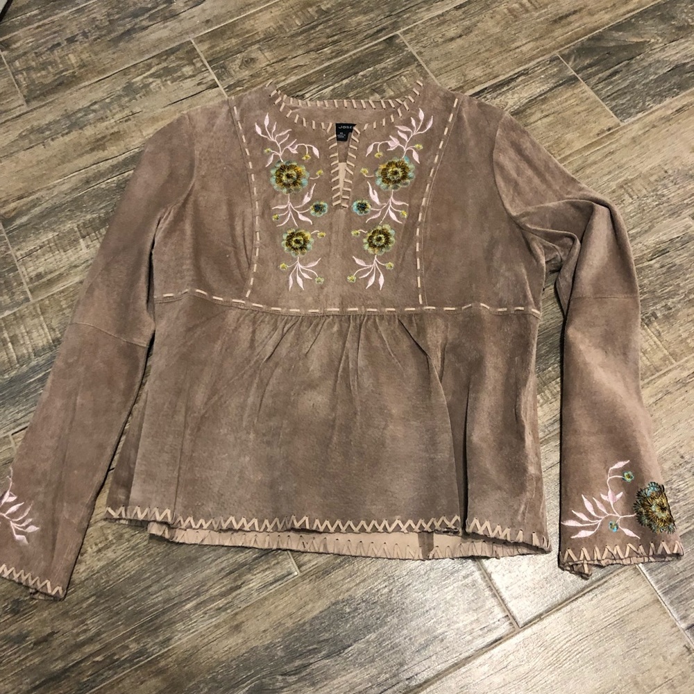 For Joseph Suede Top